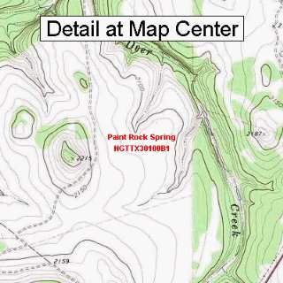   Map   Paint Rock Spring, Texas (Folded/Waterproof): Sports & Outdoors