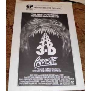   press book / exhibitors manual: Parasite 3 D Demi Moore: Books