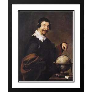   de Silva 28x36 Framed and Double Matted Democritus