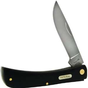 Schrade Imperial Large Sod Buster Black Handle 400 Series Stainless 
