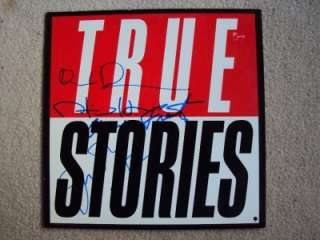 TALKING HEADS David Tina Chris Jerry Signed Autographed LP Record With 