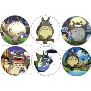   TOTORO Pinback Buttons 1.25 Pins Japanese Anime: Everything Else