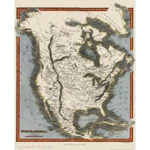  NORTH AMERICA (USA, CANADA, & MEXICO) MAP BY SAMUEL WALKER 