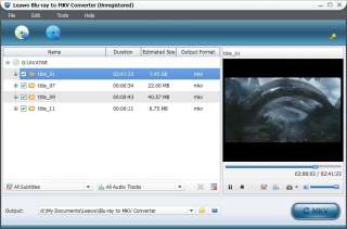 Key features of Leawo Blu ray to MKV converter