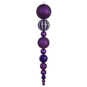  55 Purple Shiny/Matte Ball Drop: Home & Kitchen