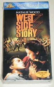WEST SIDE STORY SEALED VHS MOVIE, MGM 1961   With: Natalie Wood 