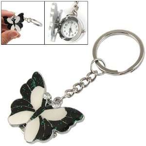   Clasp Arabic Number Display Watch Key Chain Black: Sports & Outdoors
