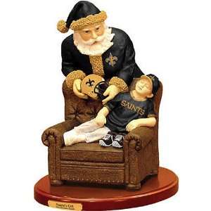  New Orleans Saints Santas Gift Figurine