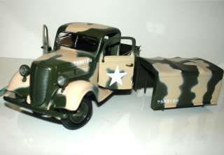1937 Ford Pickup Truck Diecast Army Model 1:24 New  