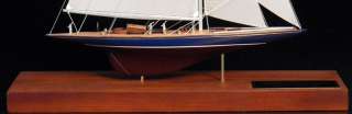   Cup Yacht J Boat Desk Model Miniature Sailboat Abordage  