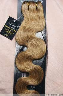 22 Remy Human Hair Extensions Weft 100g Wavy BODY #16  