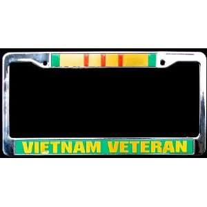  Metal Car License Plate Frame   Us Vietnam WAR VET Veteran 