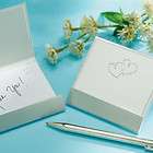 100 heart note pads cheap wedding favors returns accepted within