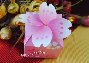   Flower Wedding Favor Candy Gifts Boxes wedding boxes WB20  