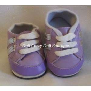   : New PURPLE TENNIS Doll Shoes fit American Girl Dolls: Toys & Games