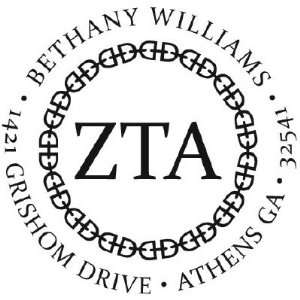 Zeta Tau Alpha 12 Sorority Snap Stamp: Home & Kitchen