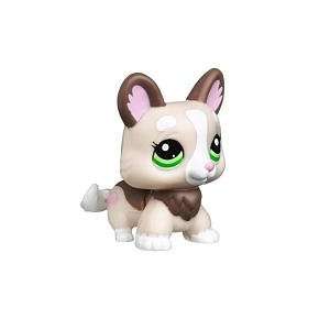  Littlest Pet Shop Walkables Figure #2311 Corgi Puppy: Toys 
