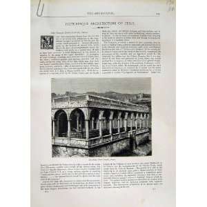  1870 Art Journal Palace Doria Panfili Genoa Italy Turin 