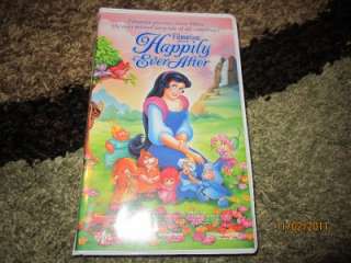   Ever After 1995 VHS Filmation presents Snow white Animated Video