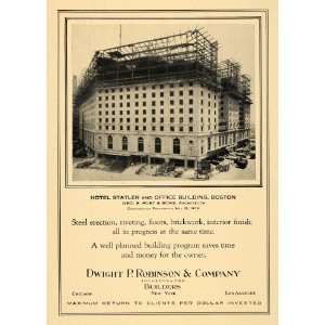   Construction Dwight P Robinson   Original Print Ad