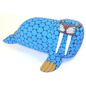  Walrus 8.25 Inch Oaxacan Wood Carving: Home & Kitchen