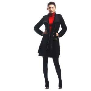 2011 Autumn Winter New Style Wool Long Over Thick Ladies Coat, Black 