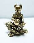   THONG GIRL ON MAGIC FROG LUCKY MONEY WEALTH RICH THAI MINI AMULET