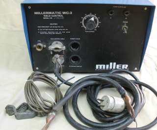 Miller WC 3 WC3 Weld Controller Control Millermatic MIG Welder Welding 