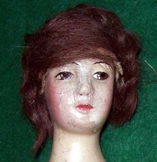 Antique Wax on Chalk Half Doll & Arms. German?. 1910 30 9780001950542 