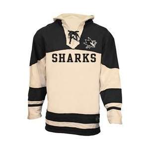 Old Time Hockey San Jose Sharks The Road Lace Hooded Sweatshirt   San 