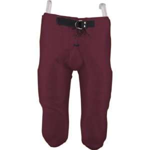  Martin Adult Slotted Football Dazzle Pants MAROON A3XL 