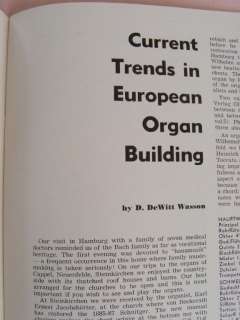 Feb 1967 Vintage American Organist Magazine Pipe Organ  