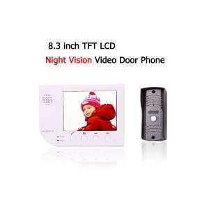  8.3 TFT LCD Wired Night Visual Colour Video Doorphone 