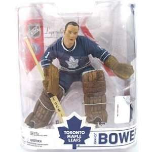   Figure Johnny Bower Toronto Maple Leafs Blue Jersey Toys & Games
