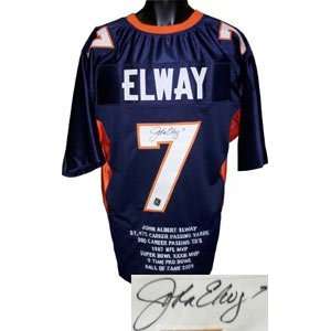  John Elway Signed Denver Broncos Jersey Sports 