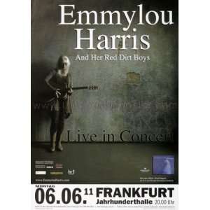  Emmylou Harris Hard Bargain 2011   CONCERT POSTER from 