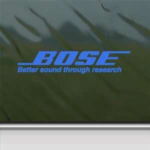  Bose Blue Decal Bose Research Car Truck Window Blue 