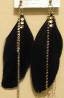 FEATHER EARRINGS*** ASSORTED STYLES AND COLORS (AE1)  