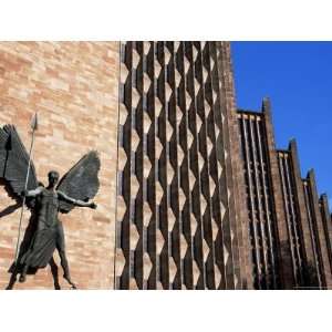 Epsteins Statue of St. Michael and the Devil, Coventry New Cathedral 