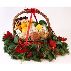 Orchard Fresh   Gourmet Holiday Fruit Gift Basket:  Grocery 