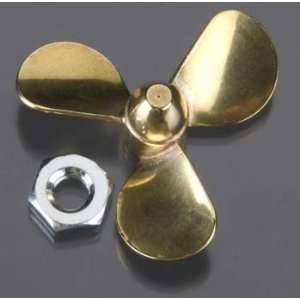   3116 1.5 Brass 3 Blade Right Hand Prop 1/8 (R/C Boats) Toys & Games