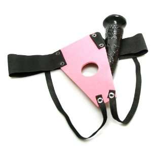   Black Harness with Realistic Peg Intimacy Aid