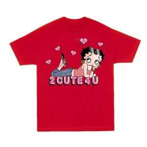  Betty Boop 2 Cute 4 U T shirt Size Large Toys & Games