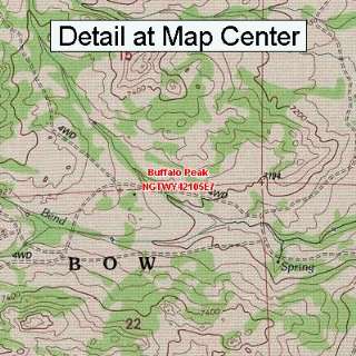   Map   Buffalo Peak, Wyoming (Folded/Waterproof)