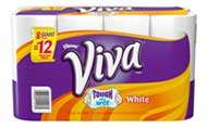  Viva Big Roll Paper Towels, 59 Sheets per Roll, White, 6 