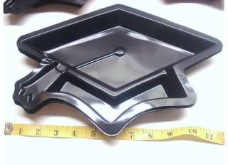   LOT of 6 GRADUATION Cap TRAYS Class of 2012 Party Snack Dish  