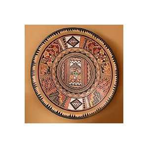  NOVICA Ceramic plate, Andean Mystic