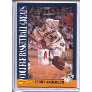    92 Kelloggs College Greats #1 Kenny Anderson Sports Collectibles