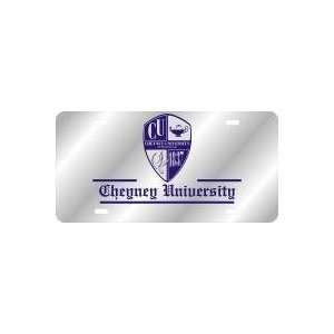  ETCHED SEAL + CHEYNEY UNIVERSITY LICENSE PLATE: Sports 