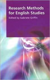 Research Methods for English Studies, (0748621547), Gabriele Griffin 